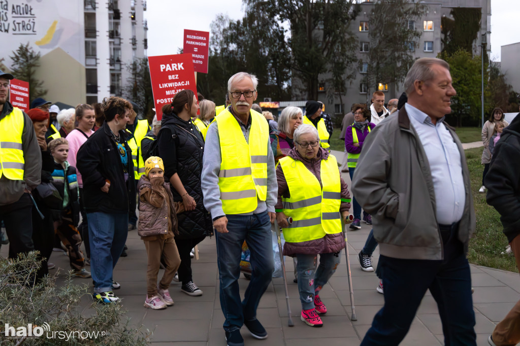 Protest mieszkańców osiedla Kazury