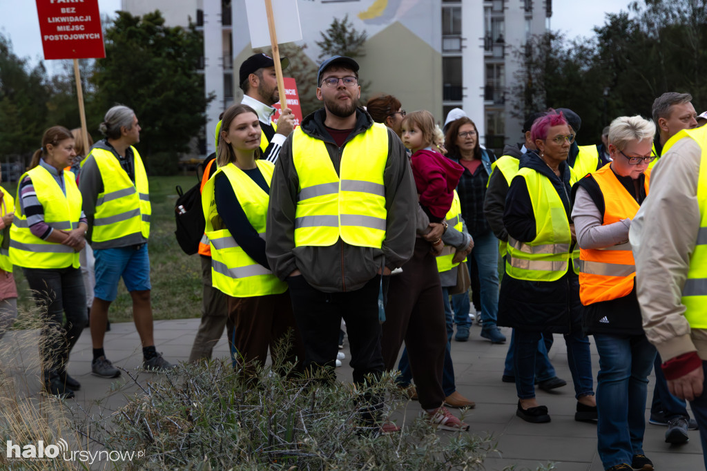 Protest mieszkańców osiedla Kazury