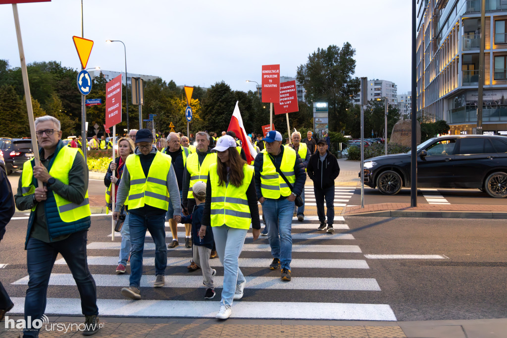 Protest mieszkańców osiedla Kazury