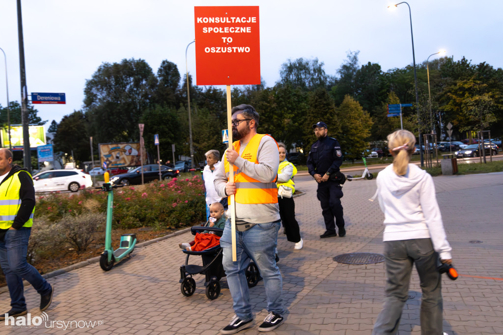 Protest mieszkańców osiedla Kazury