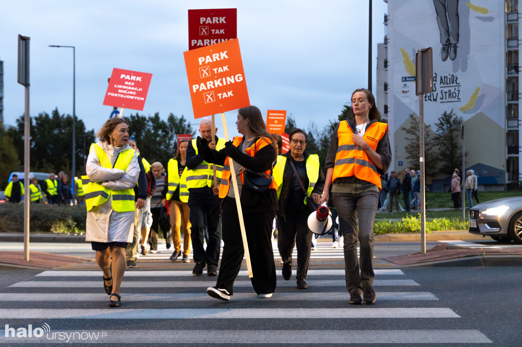 Protest mieszkańców osiedla Kazury
