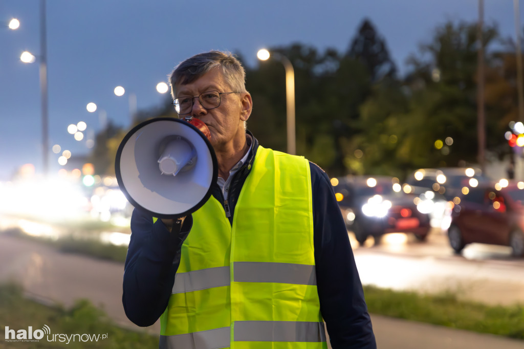 Protest mieszkańców osiedla Kazury