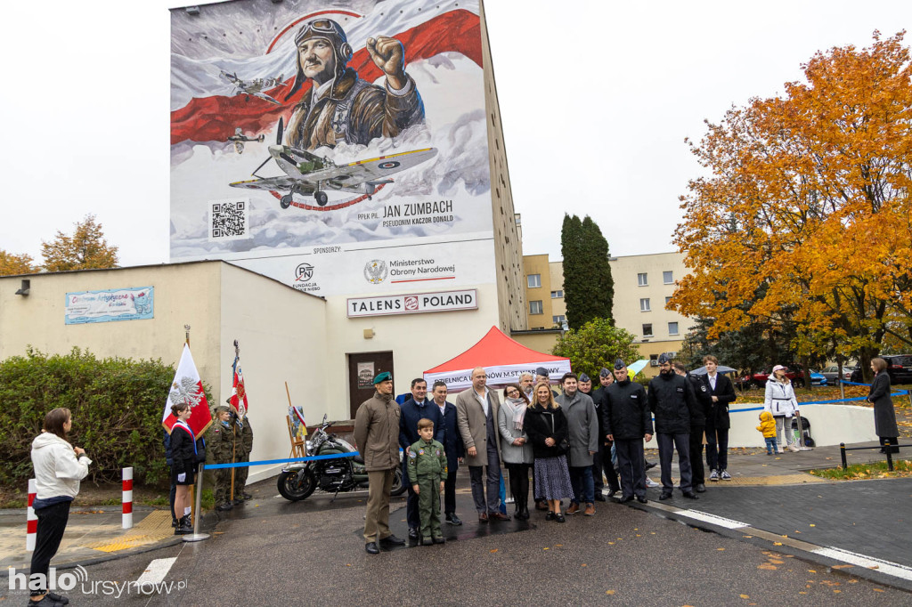 Mural Zumbacha na Ursynowie odsłonięty