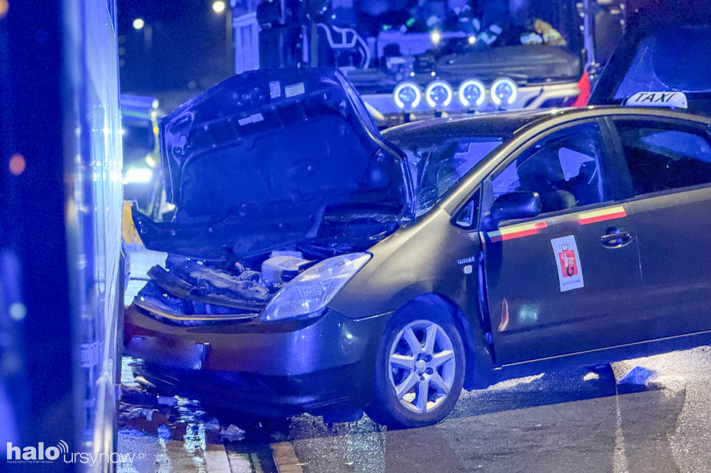 Wypadek na Rosoła na Ursynowie