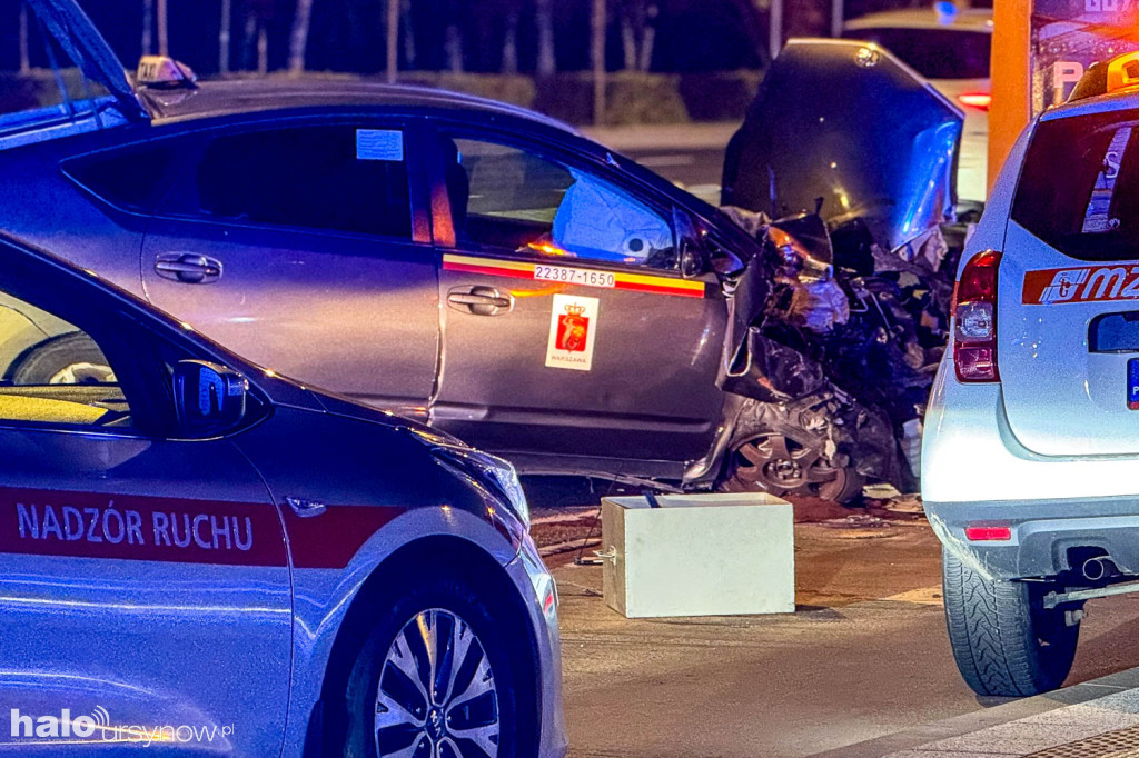 Wypadek na Rosoła na Ursynowie