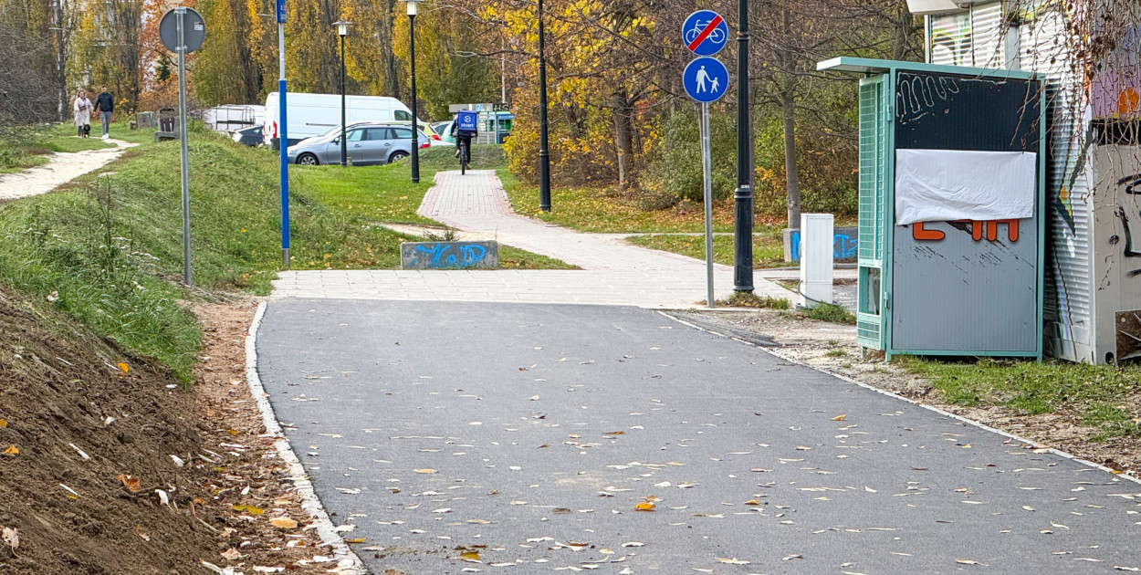 Nowa ścieżka rowerowa przy pumptracku