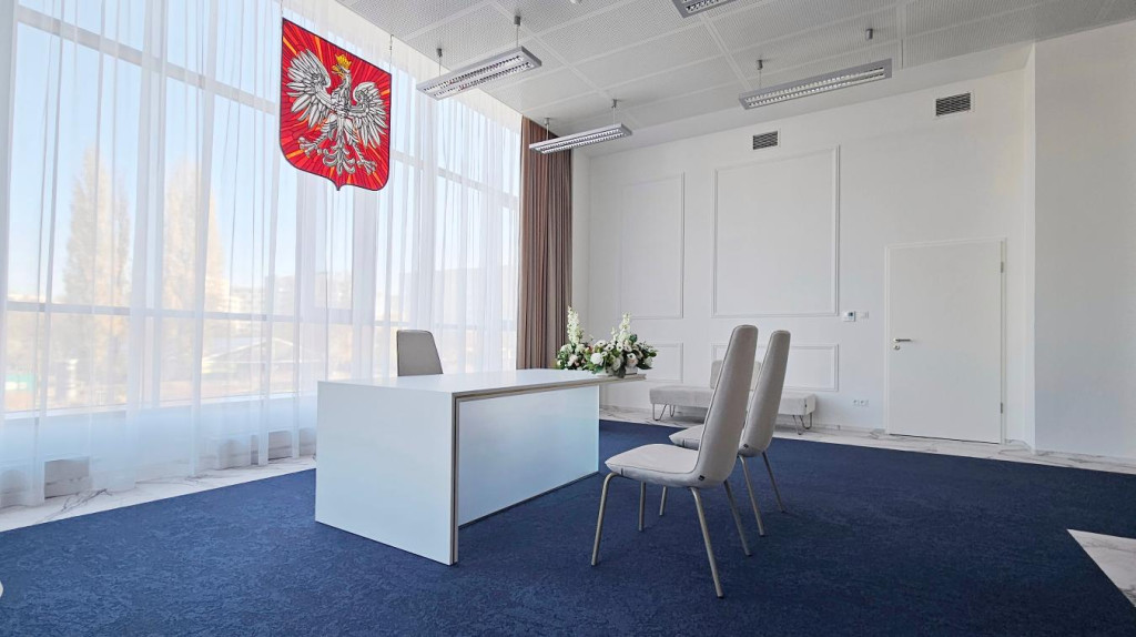 Sala ślubów na Ursynowie z nowym wystrojem