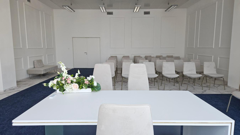 Sala ślubów na Ursynowie z nowym wystrojem