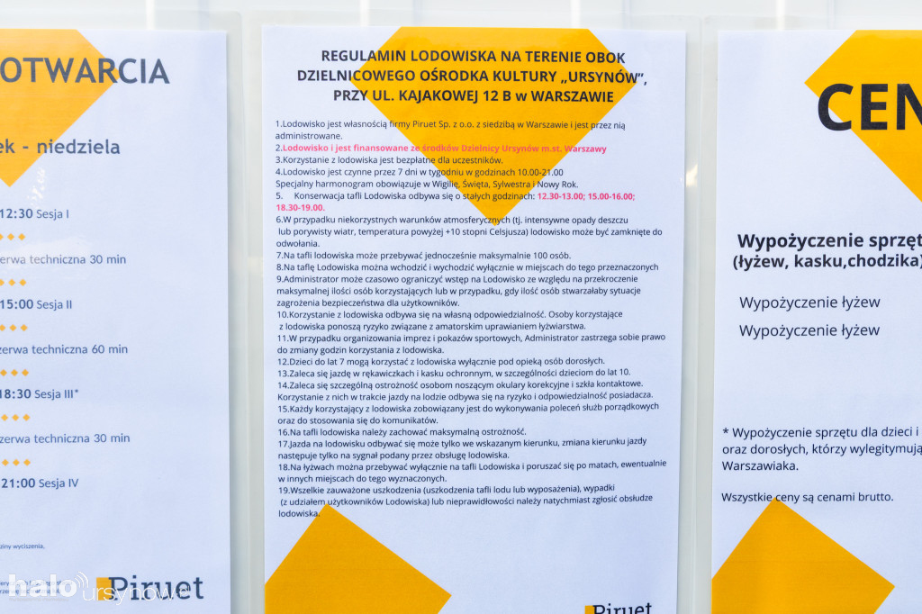 Otwarcie lodowiska na Kajakowej 2025