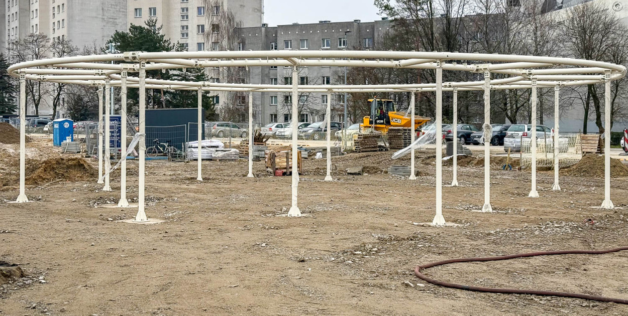 Tak powstaje Park nad POW przy osiedlu Kazury