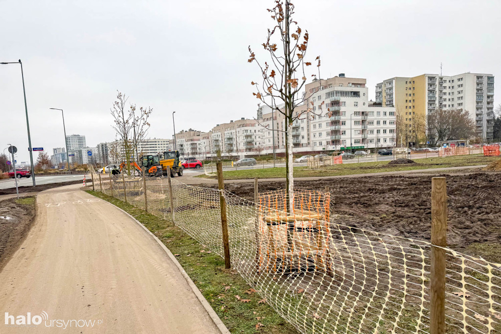 Tak powstaje Park nad POW przy osiedlu Kazury