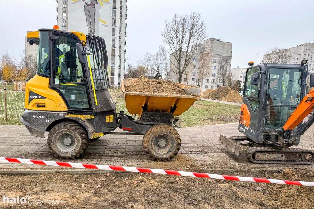Tak powstaje Park nad POW przy osiedlu Kazury