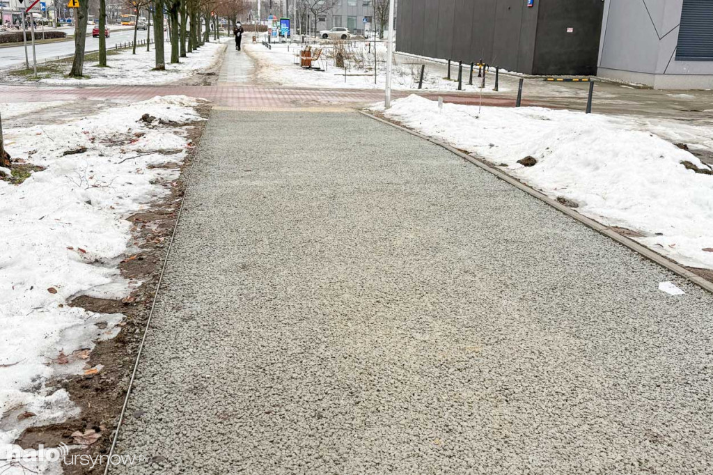 Wyremontowany chodnik przy Gandhi