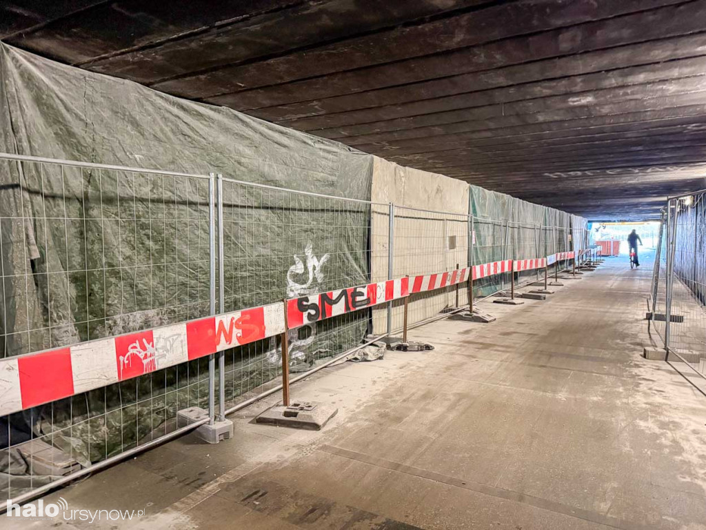 Remont przejścia podziemnego pod Puławską
