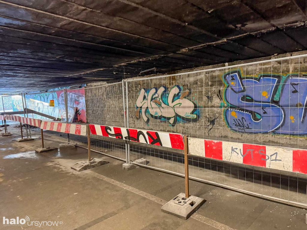 Remont przejścia podziemnego pod Puławską