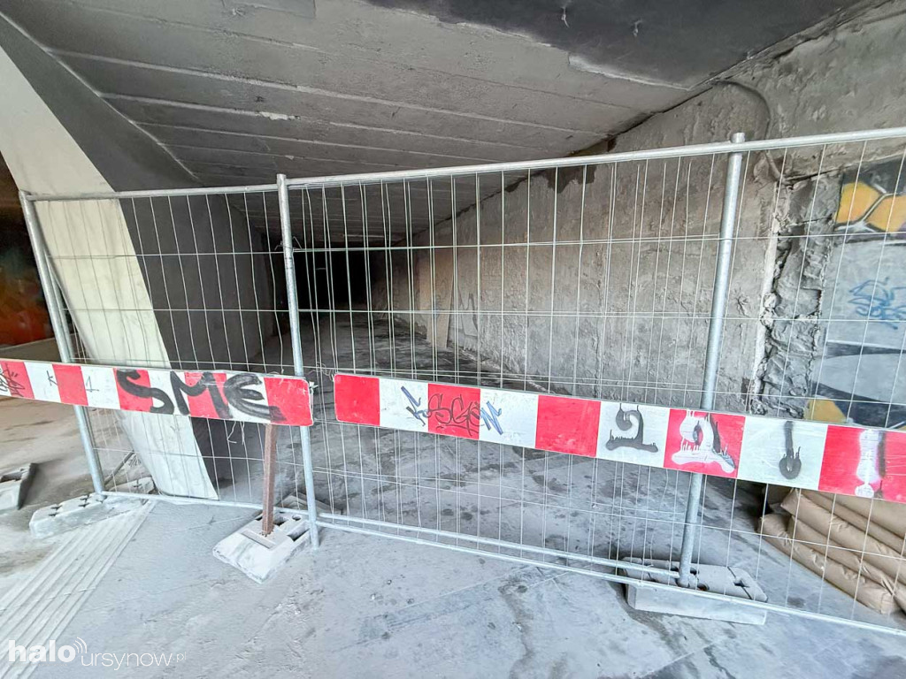 Remont przejścia podziemnego pod Puławską