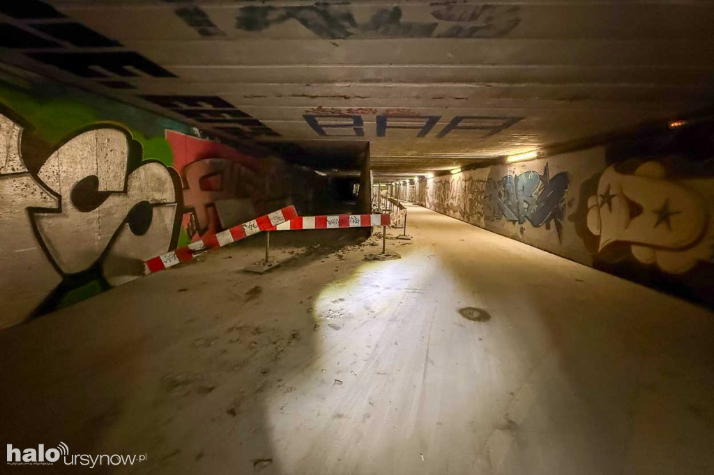 Remont przejścia podziemnego pod Puławską