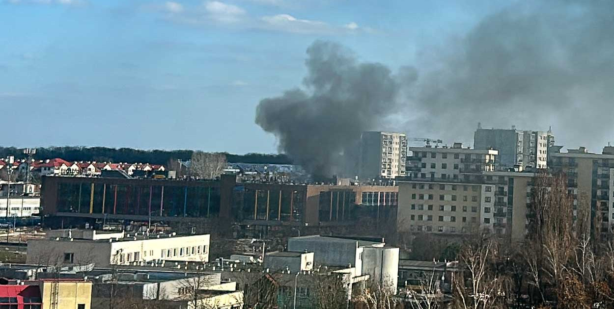 Pożar na Migdałowej na Ursynowie