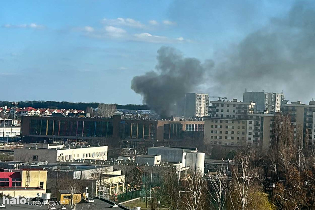 Pożar na Migdałowej na Ursynowie