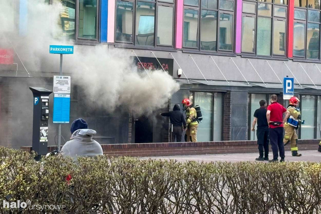 Początek pożaru na Migdałowej