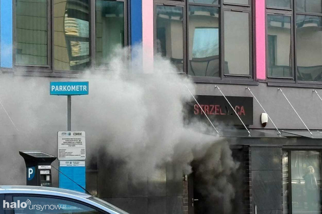 Początek pożaru na Migdałowej