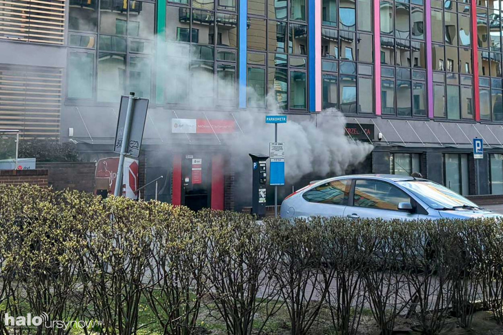 Początek pożaru na Migdałowej