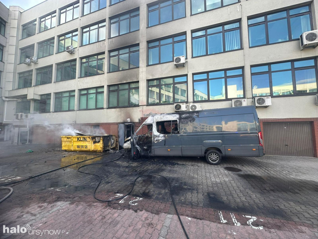 Pożar na Migdałowej na Ursynowie