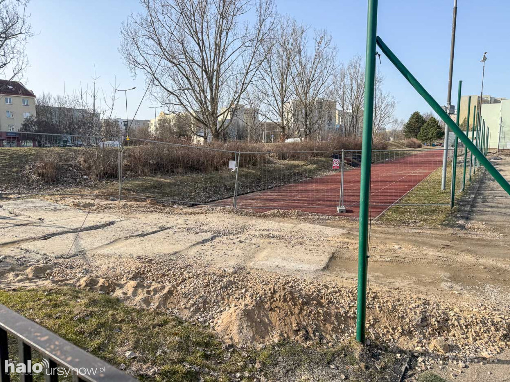 Remont boiska przy ul. Na Uboczu