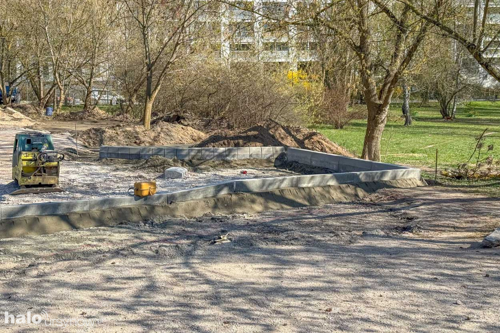 Remont na ul. Gminnej na Ursynowie