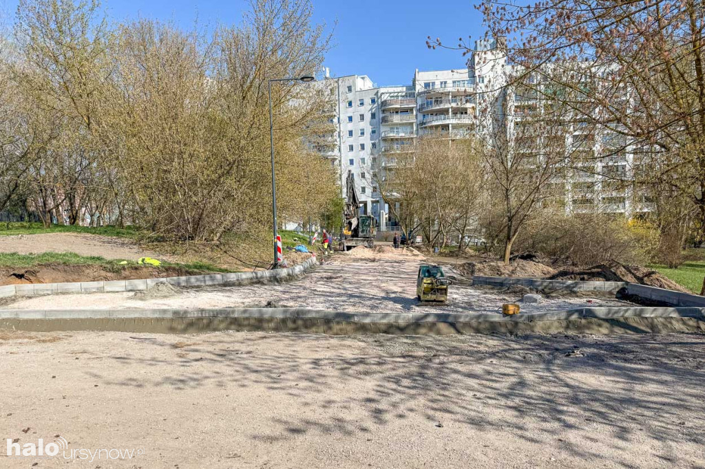 Remont na ul. Gminnej na Ursynowie