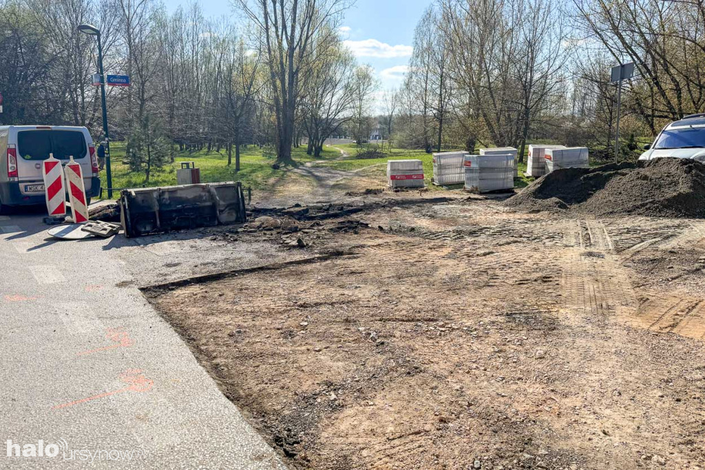 Remont na ul. Gminnej na Ursynowie