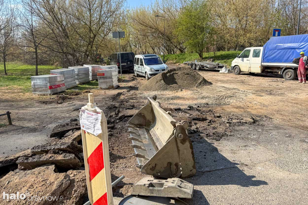 Remont na ul. Gminnej na Ursynowie
