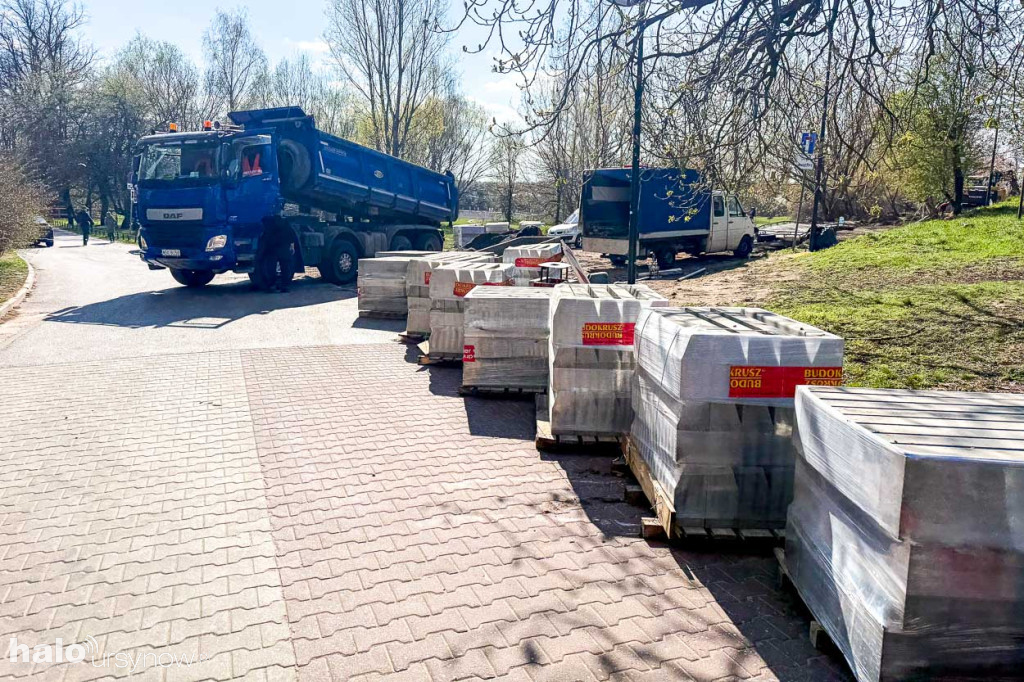 Remont na ul. Gminnej na Ursynowie