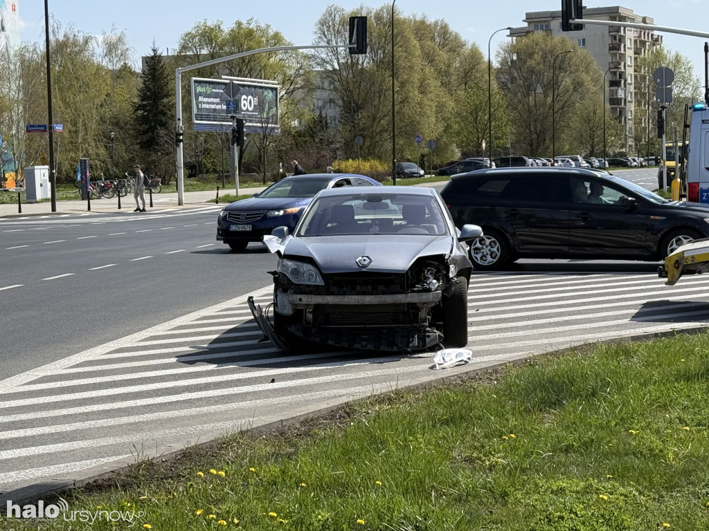 Wypadek na Pileckiego na Ursynowie