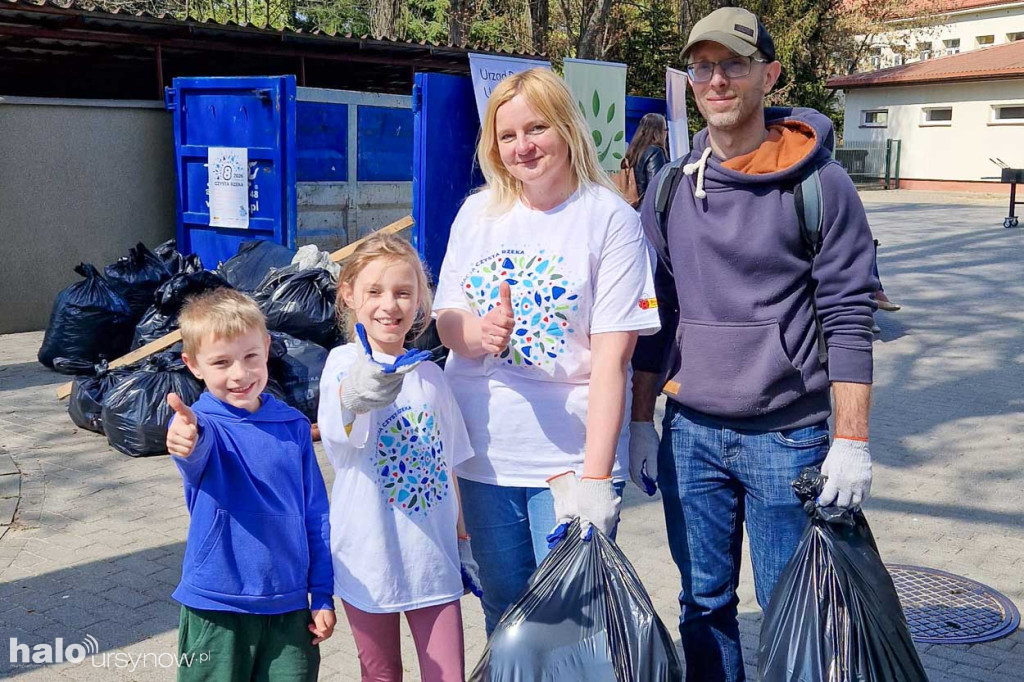 Akcja Czysta Rzeka na Ursynowie