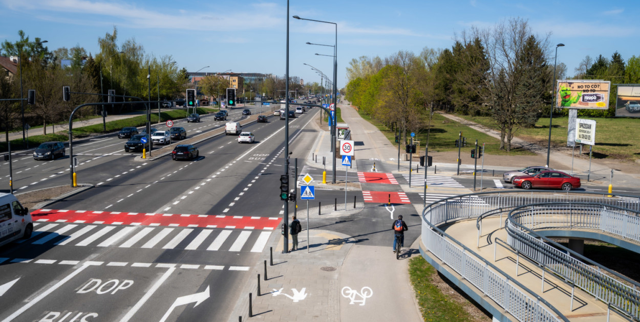 Nowe skrzyżowanie na Puławskiej otwarte