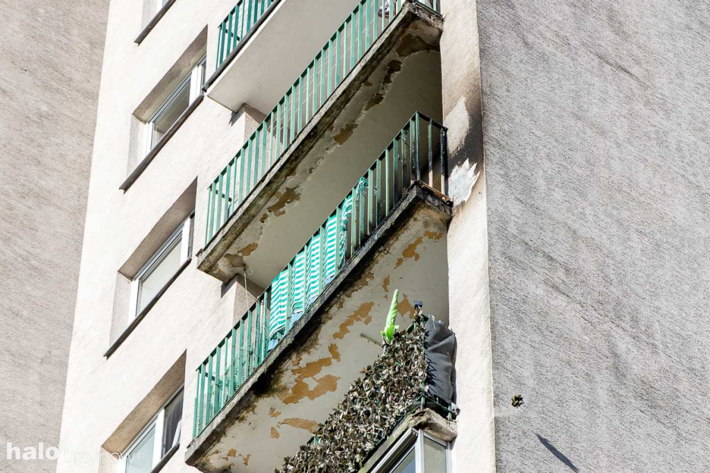 Pożar w wieżowcu na Ursynowie