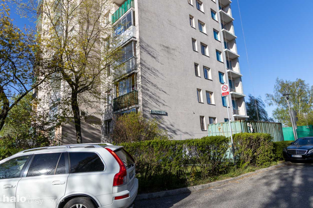 Pożar w wieżowcu na Ursynowie