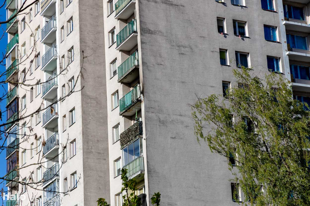 Pożar w wieżowcu na Ursynowie