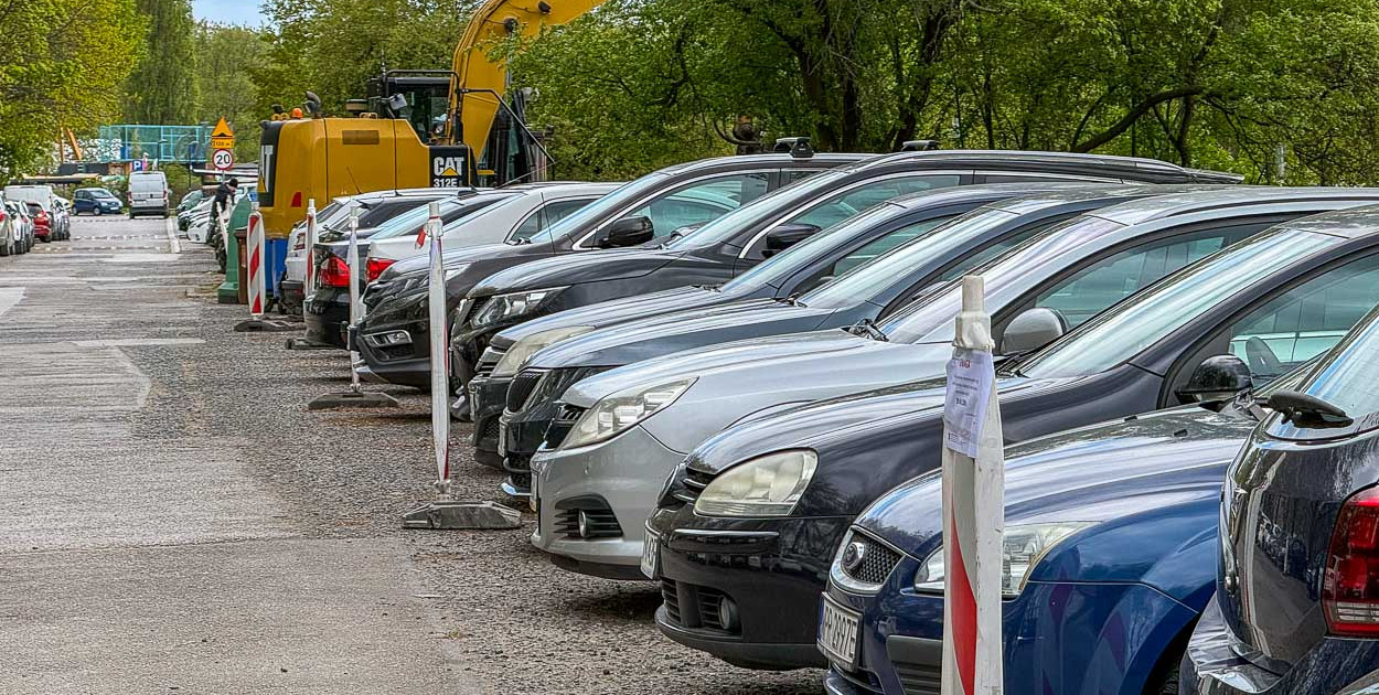 Parking przy Polinezyjskiej do remontu!