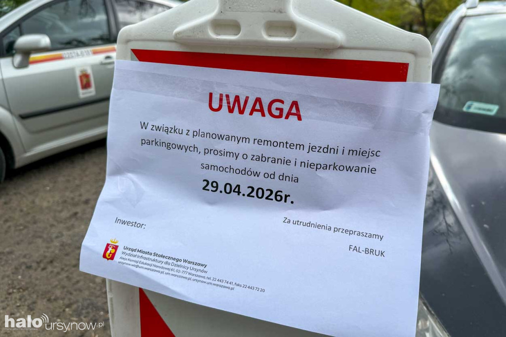 Parking przy Polinezyjskiej do remontu!