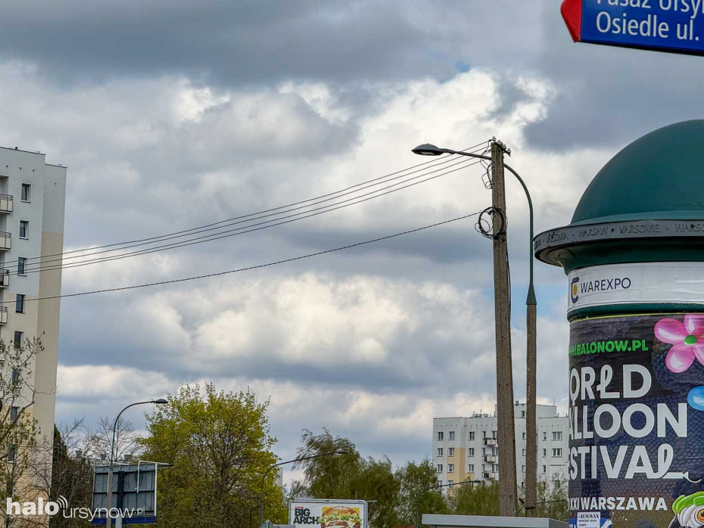 Nowe latarnie na Ciszewskiego i... niczyje relikty