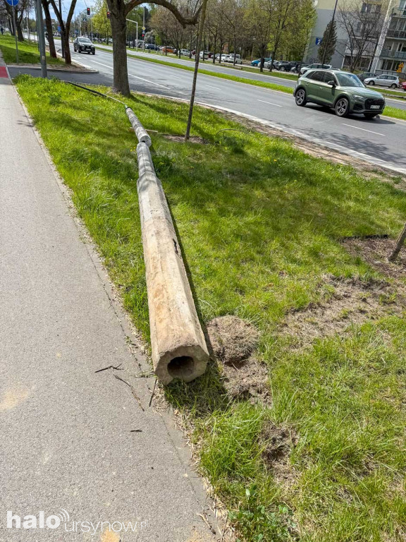 Nowe latarnie na Ciszewskiego i... niczyje relikty