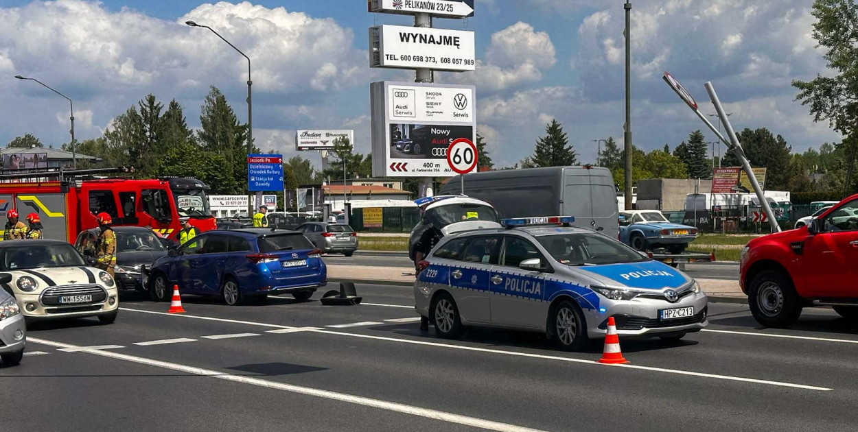 Wypadek na Puławskiejj