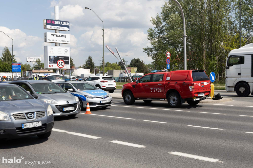 Wypadek na Puławskiejj