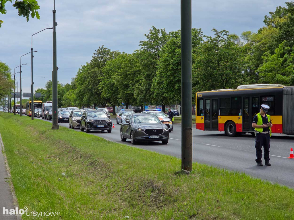 Wypadek autobusu 504 na Puławskiej