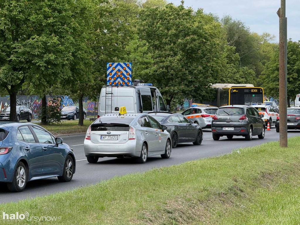 Wypadek autobusu 504 na Puławskiej