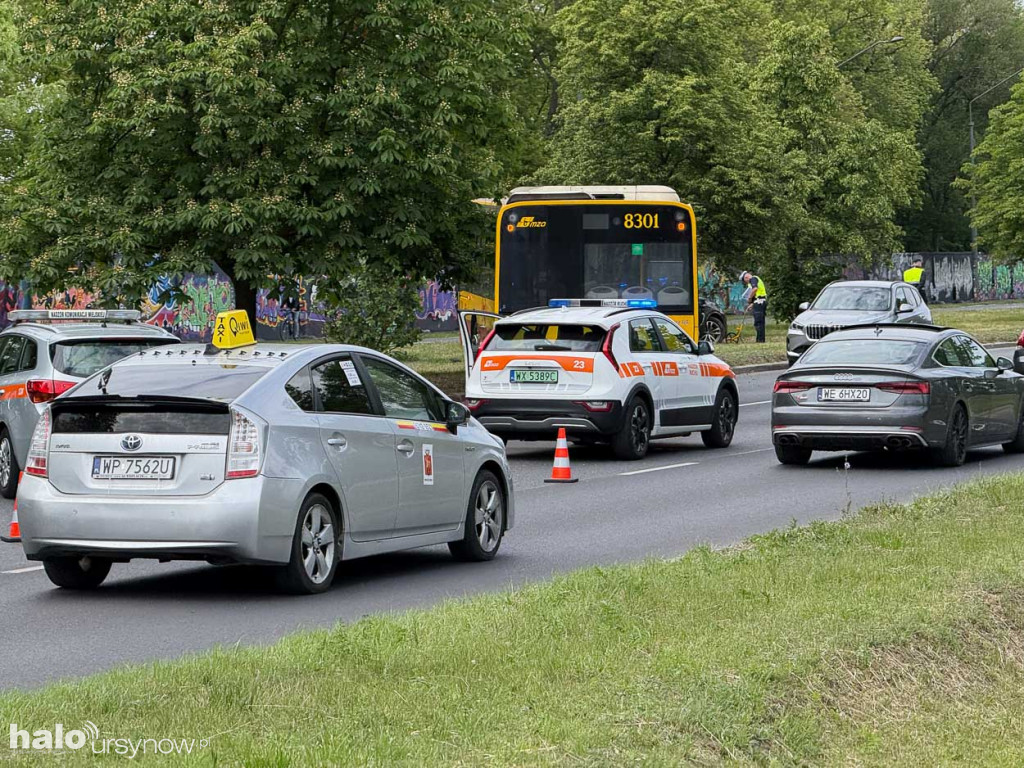 Wypadek autobusu 504 na Puławskiej