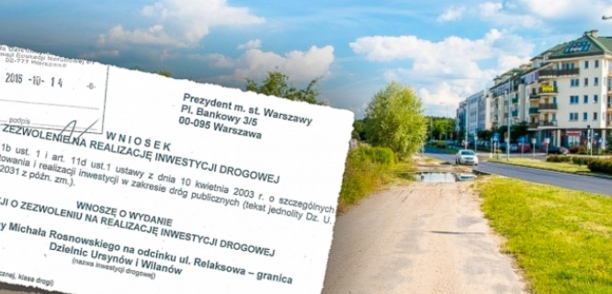 Połączenie z Wilanowem przez Kabaty. Dzielnica złożyła wniosek o pozwolenie