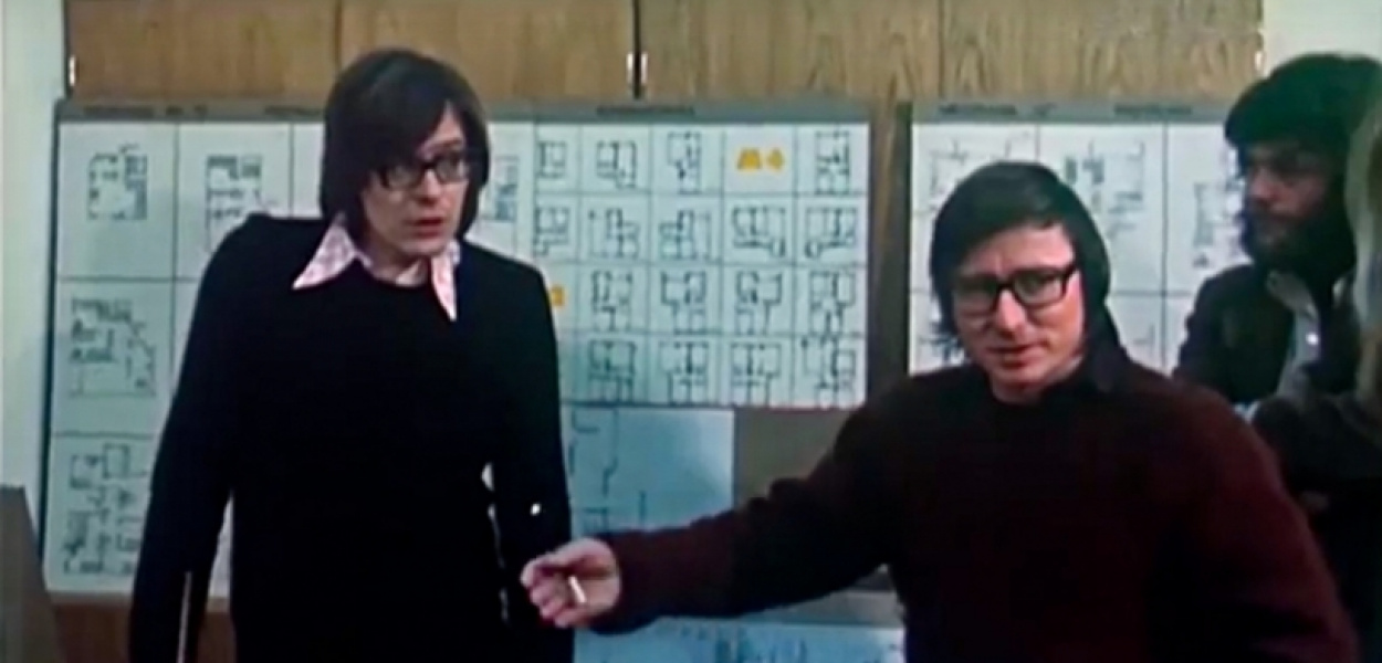 kadr z reportażu "Miasto w Mieście"  w magazynie Obiektyw, TVP 1975